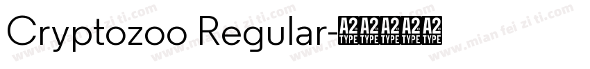 Cryptozoo Regular字体转换